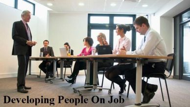 developing people on job