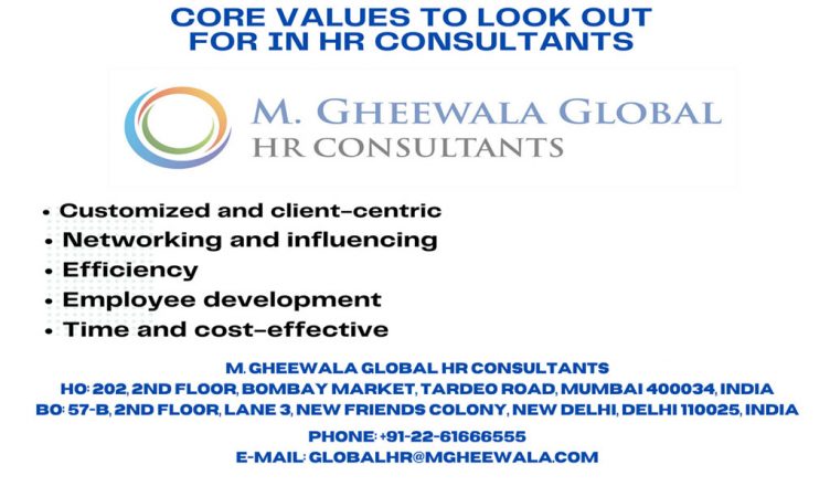 Core values to look out for in HR consultants